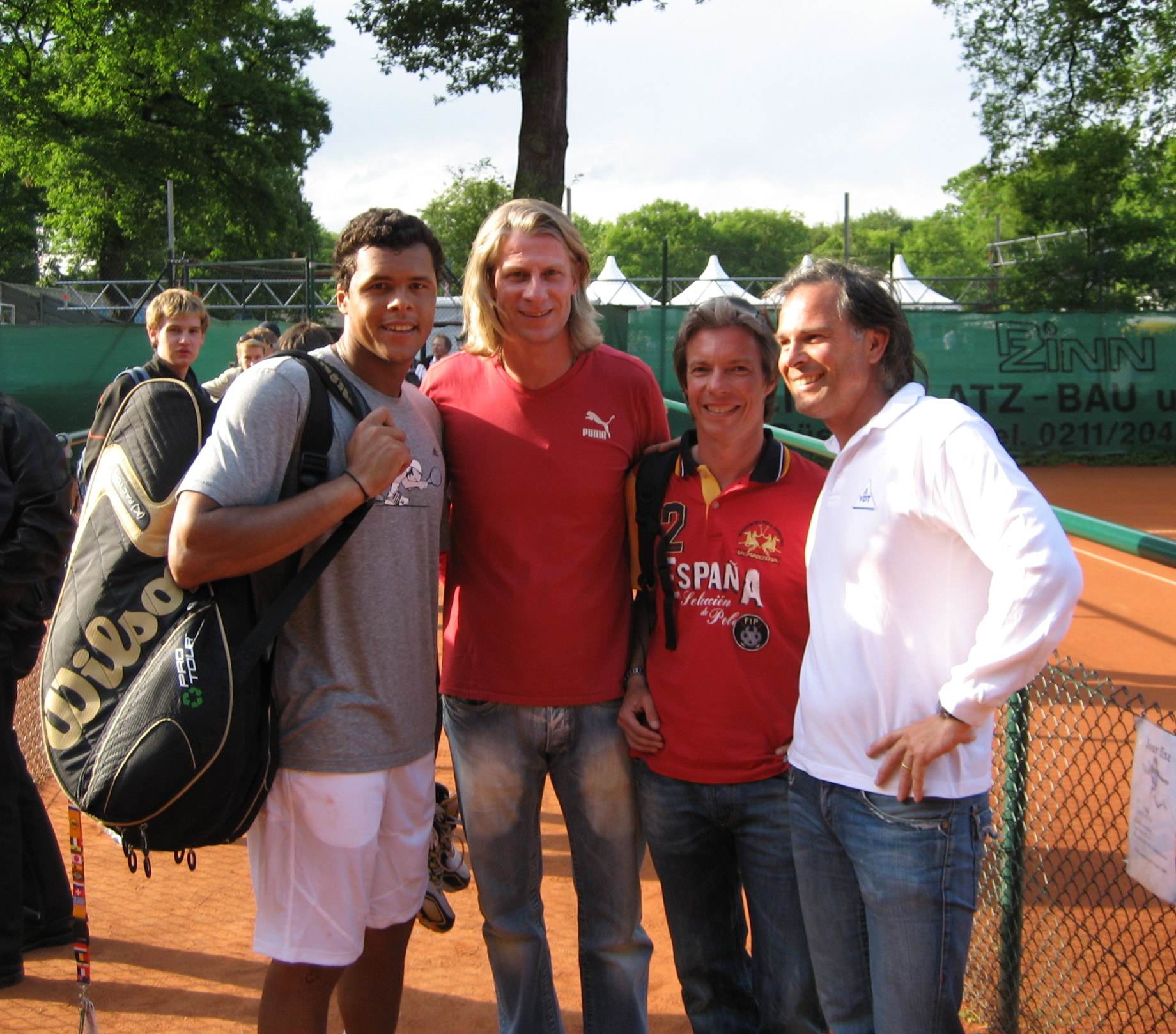 André, René und W. Tsonga